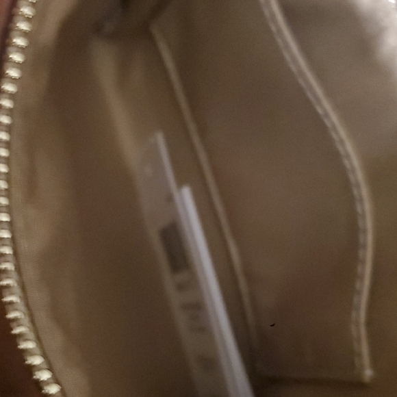 Coach Embossed Cream Wristlet - Picture 4 of 5